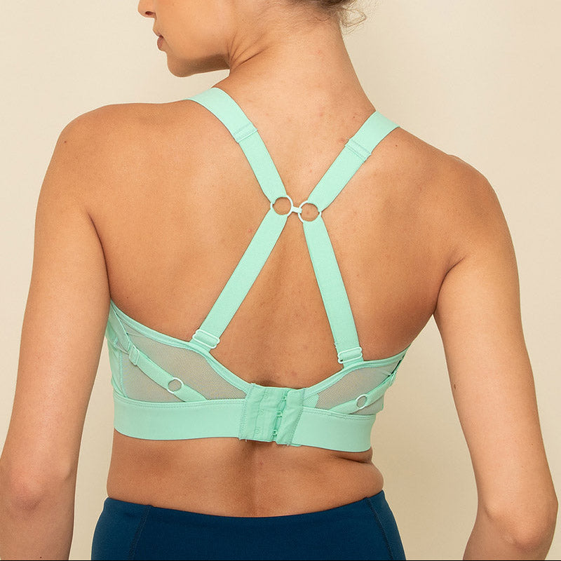 Maaree solidarity high impact sports bra mint