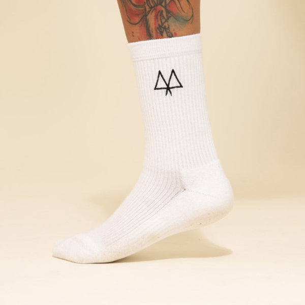 Maaree crew sock white